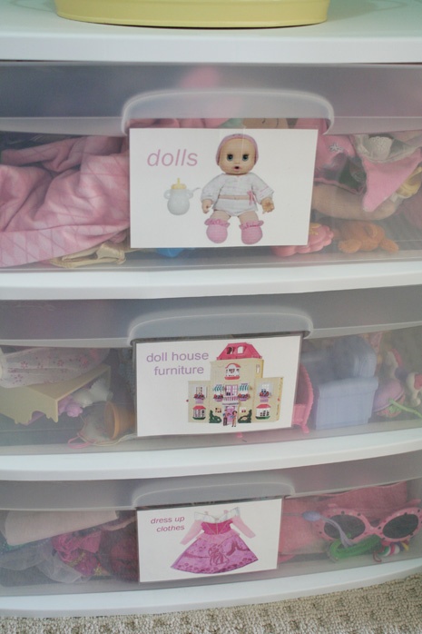 Baby doll on sale storage ideas