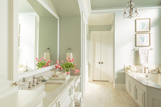 girly master bathroom