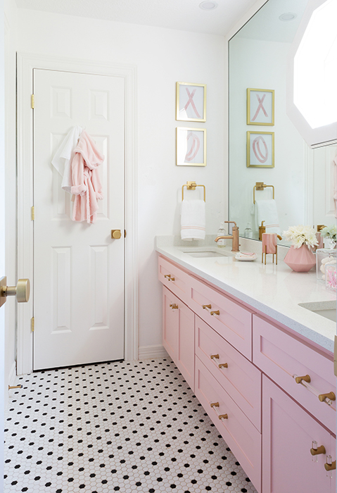 Modern Family Remodel - Master Bathroom and Girls Bathroom | Marker Girl