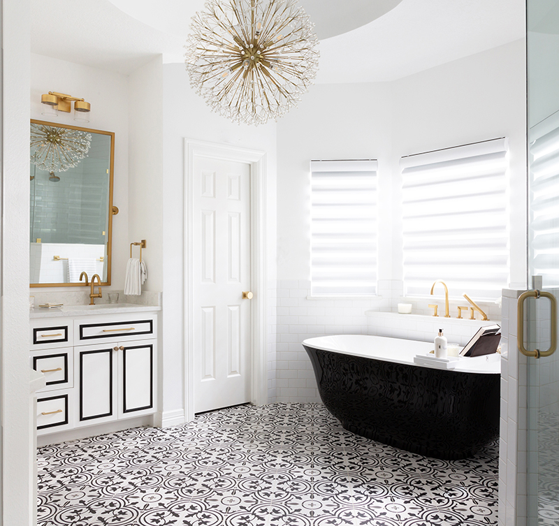 Modern Family Remodel - Master Bathroom and Girls Bathroom | Marker Girl