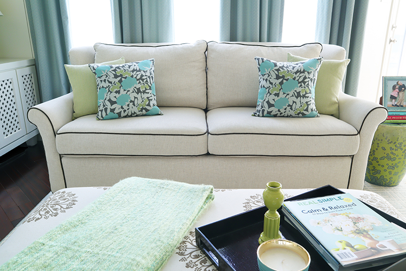 How to Style Pillows on a Sectional - Studio McGee