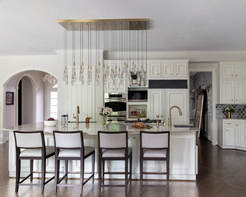 Kitchen and breakfast room connected after the Memorial Park remodel